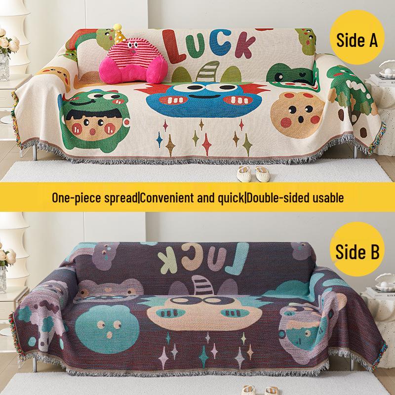 Luxury Anti-Slip Nordic Sofa Cover - Four Seasons Cat Claw Resistant