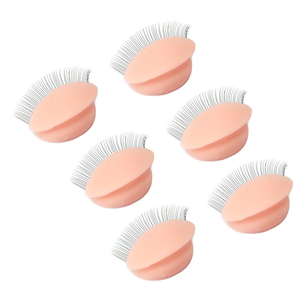 3 Pairs Ersatz Augenlider für Mannequin Kopf Wimpern Verlängerung Praxis Abnehmbare Augenlider mit