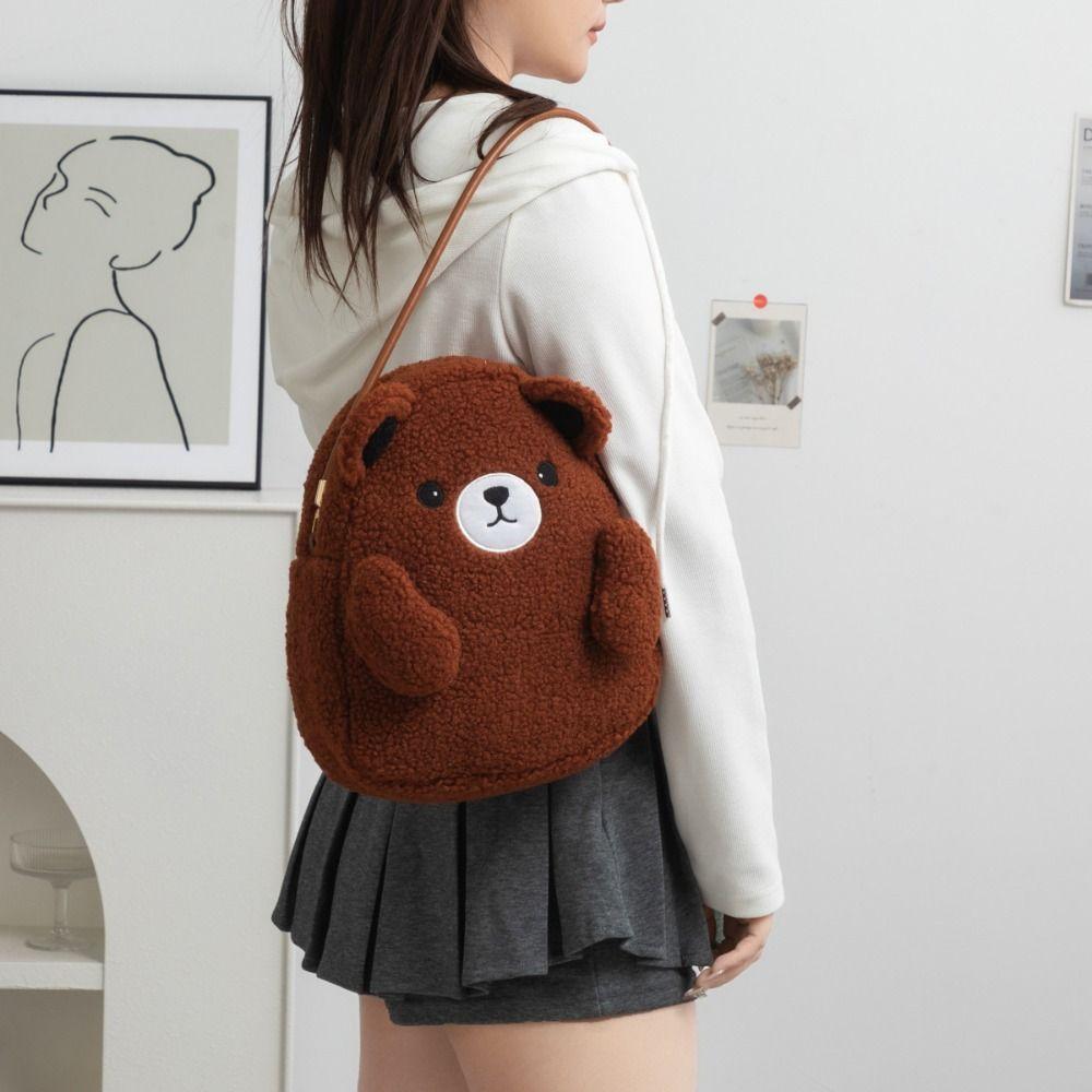 Sweet Panda Shoulder Bag Soft Casual Tote Bags Makeup Bags Student Schoolbag Birthday Gift