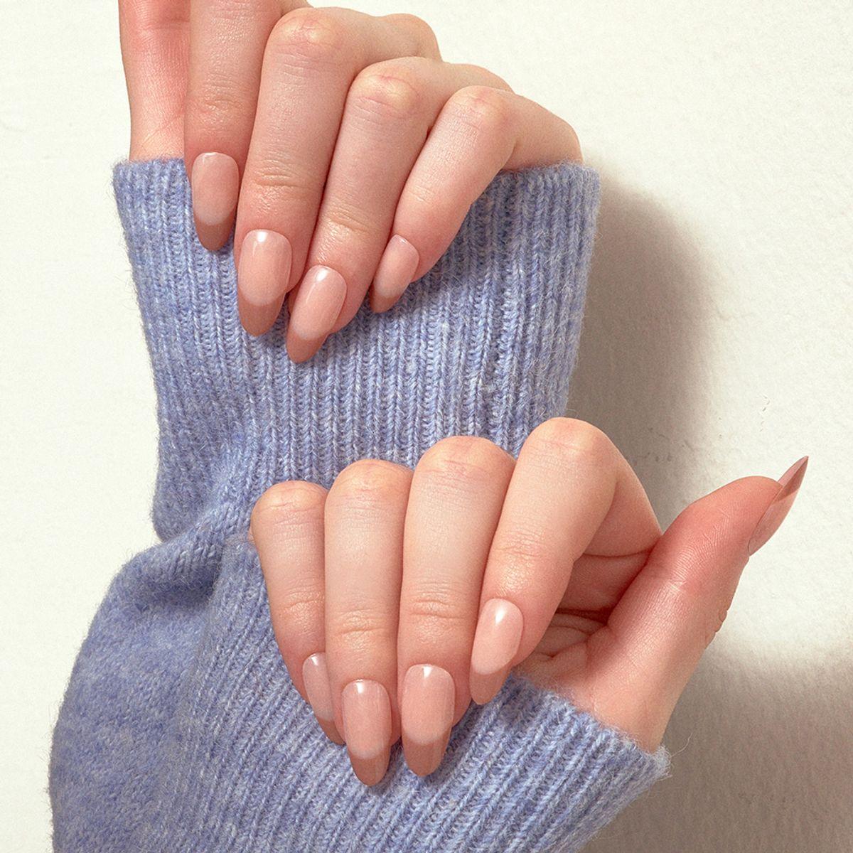 Reusable Nail Tip Cafe Latte (Almond)