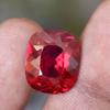 RARE Natural Red Ruby 11 Ct Cushion Shape CERTIFIED Loose Gemstone For Her/Him
