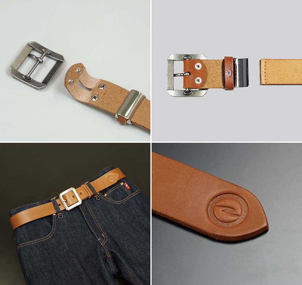 Rough Road Rough Plain Belt Octagon Buckle Dark Brown RA5059 &