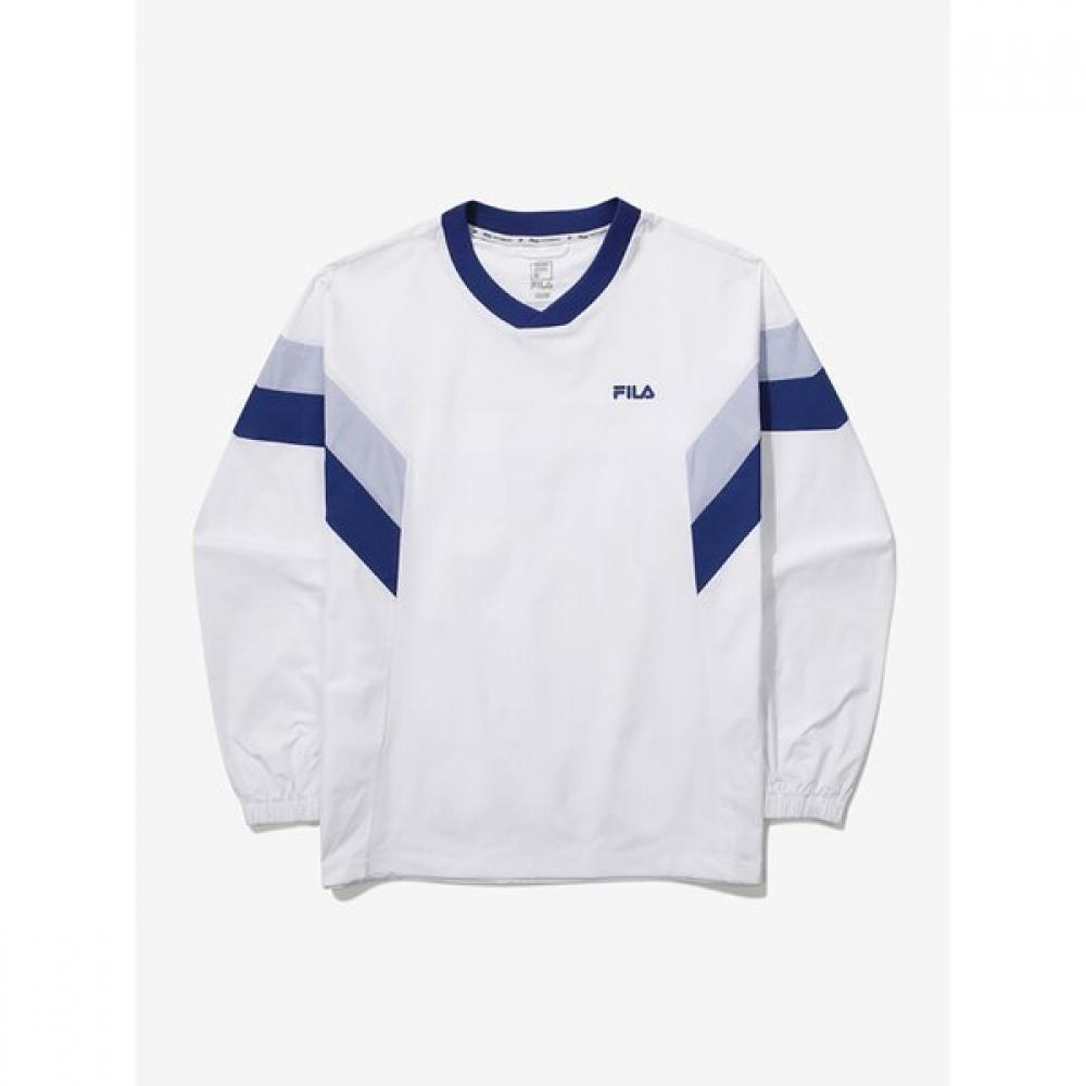 Fila Stretch V Neck woVen Sweatshirt