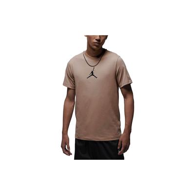 Jumpman Retro Logo Print Schnelltrocknend Rundhals Kurzarm T-Shirt Herren Tops Maisgelb CW5191-200
