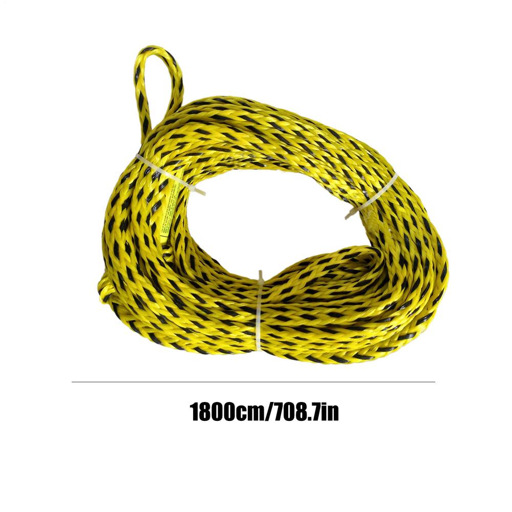 

18m High-density PVC composite water sports floating rope Tear and puncture resistance traction rope for water skiing surfboard