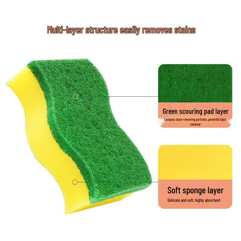 MIAOJIE C-Type Kitchen Sponge Scouring Pad