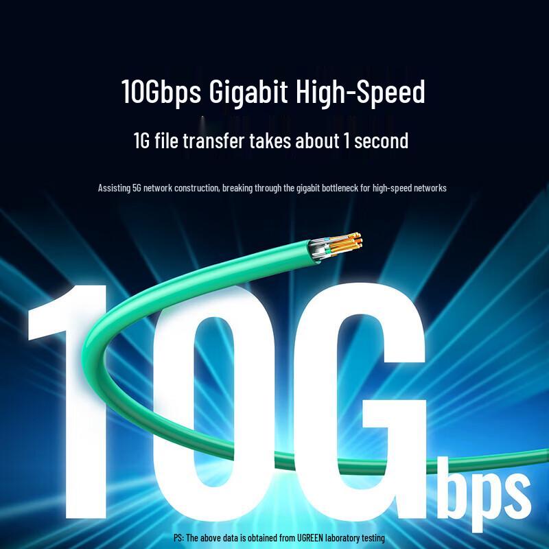 UGREEN Cat6A Double-Shielded Engineering Ethernet Cable