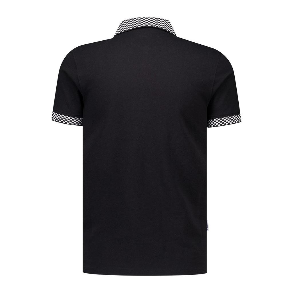 Lambretta Mens Two Tone Badge Polo Shirt