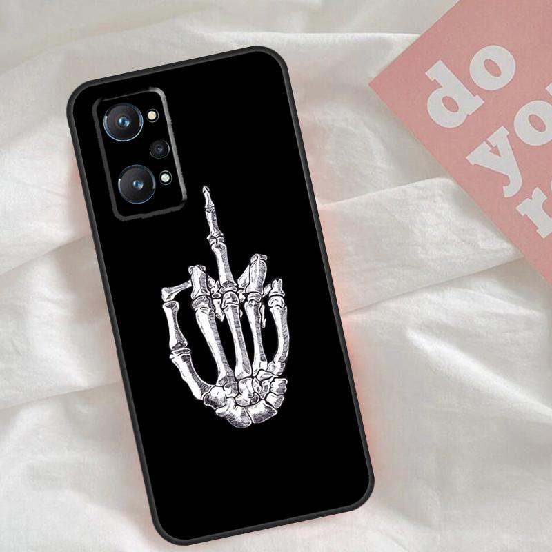 Middle Finger Case For Realme C51 C75 C63 C61 C55 C53 C35 C65 C67 C71 15 11 12 13 14 Pro Plus GT6 GT7 Pro