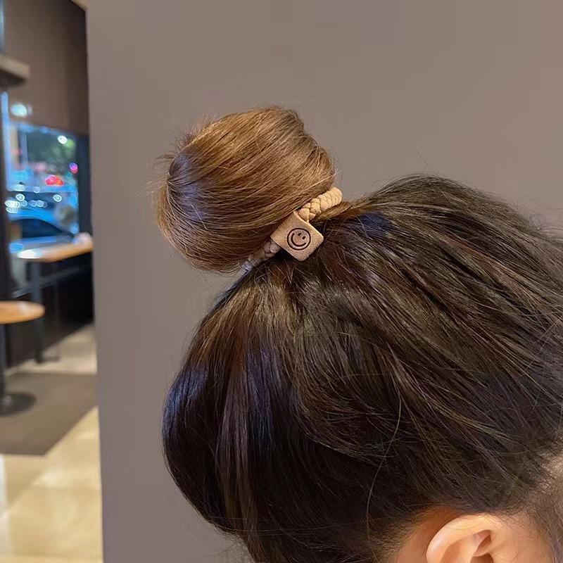 Minimalistisches Twist-Haarseil-Set, weiche, hochelastische Haarringe, lässige, vielseitige Pferdeschwanz-Haargummis