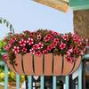 3Pcs Root-Friendly Felt Plant Pot Liners Water-Retentive Hanging Basket Liners  Garden Fence Railing