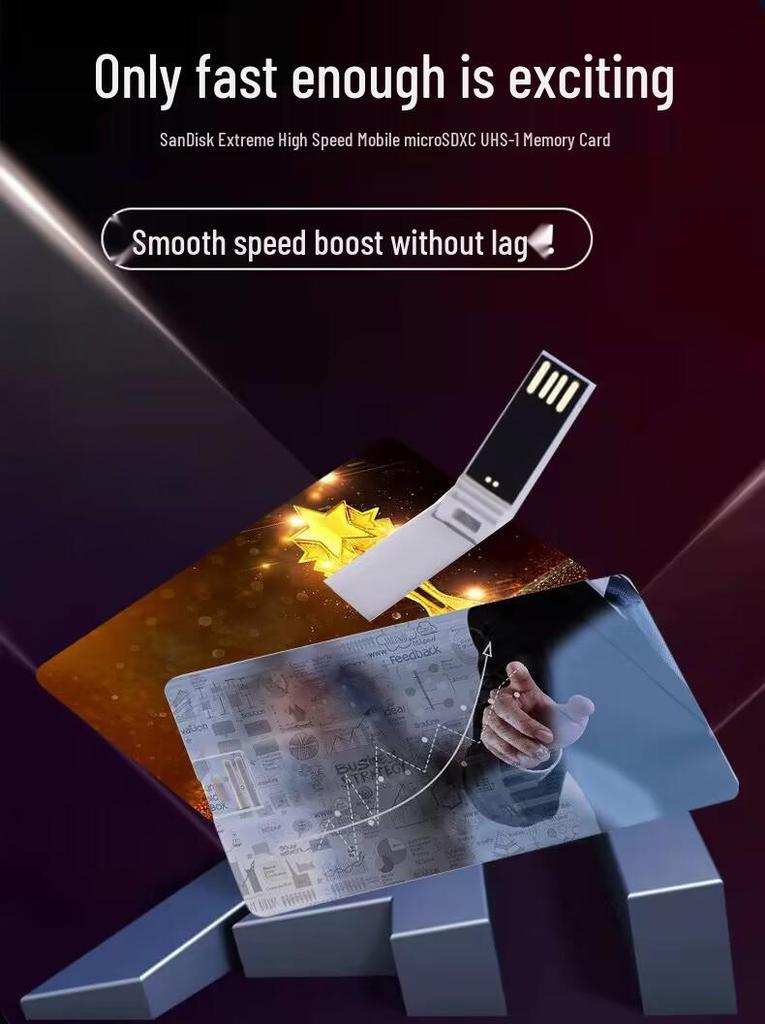 Custom Credit Card USB Drive: Creative Business Card & Corporate Gift with Logo Printing