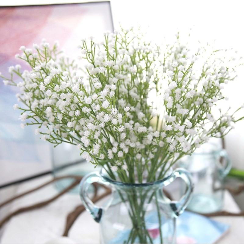 1/3pcs Explosion Fake Plastic Gypsophila Wedding Bridal Accessories Clearance Vases Home Decor Diy Gift Cheap Artificial Flowers