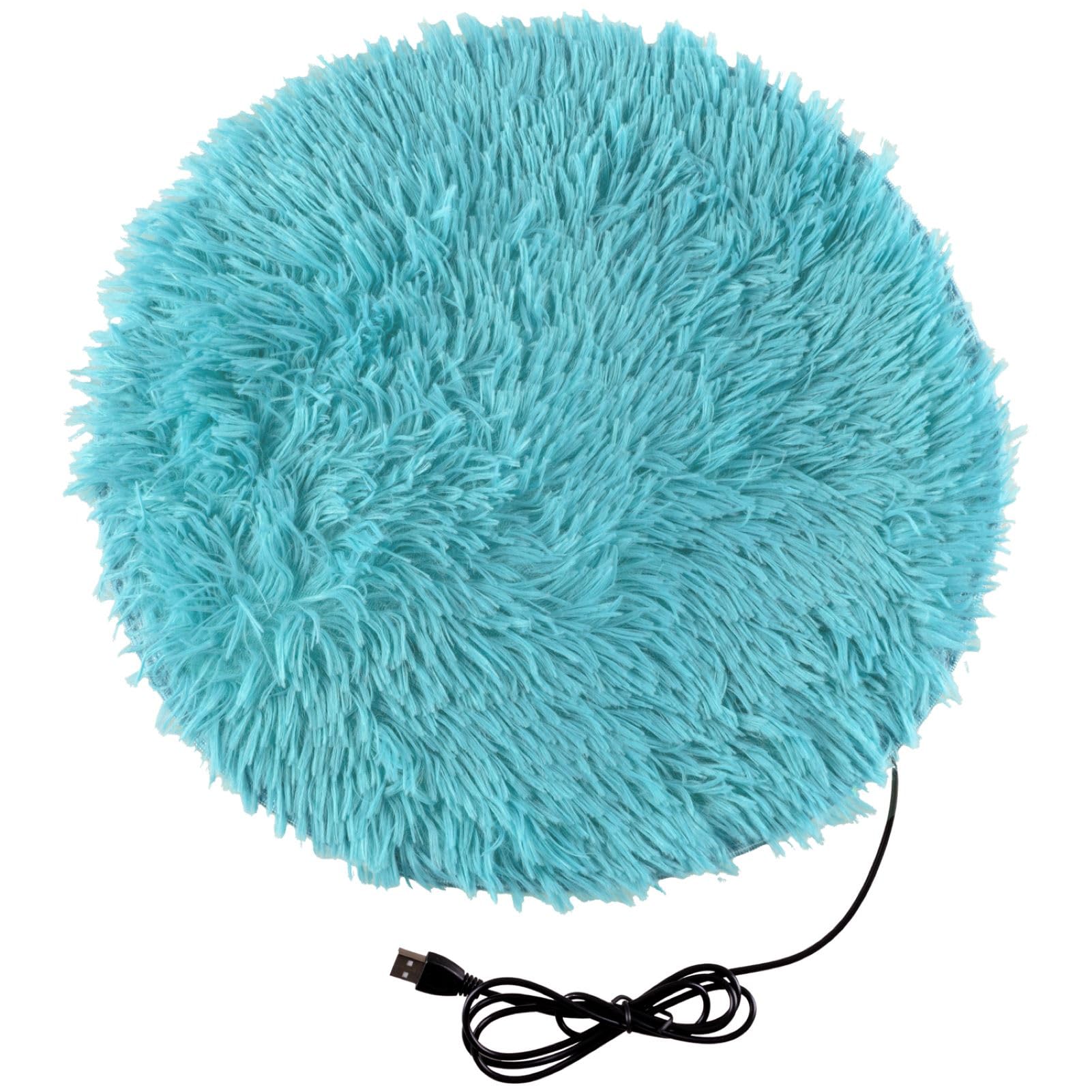 

CAWKAY Pet Heating Mat, Pet Heater, Heating Pad for Dogs and Cats, USB Powered, Electric Blanket, Cold Weather Protection, Gift (Turquoise Blue)