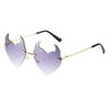 Trendy Stylish Irregular Sunglasses For Parties And Festivals With Uv380 Protection