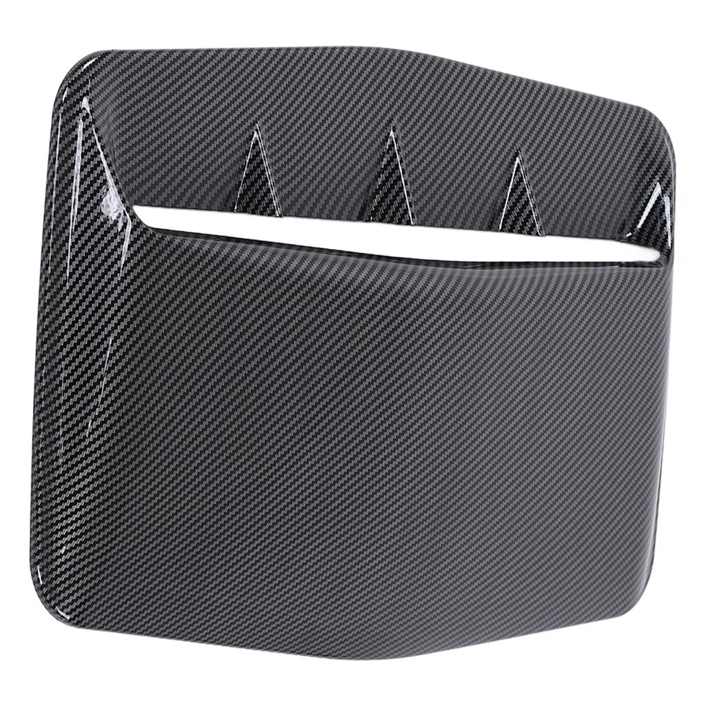 Auto Motorhaube Lufthutze ABS Luftauslass Dekorative Abdeckung mit Klebeband für Automobilmodifikation Kohlefaser