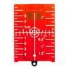 11.5cmx7.4cm Plastic Lase Target Card Plate Inch For Green Red Lase Level For Line Lasers Reflective Magnetic Plate Laser Target