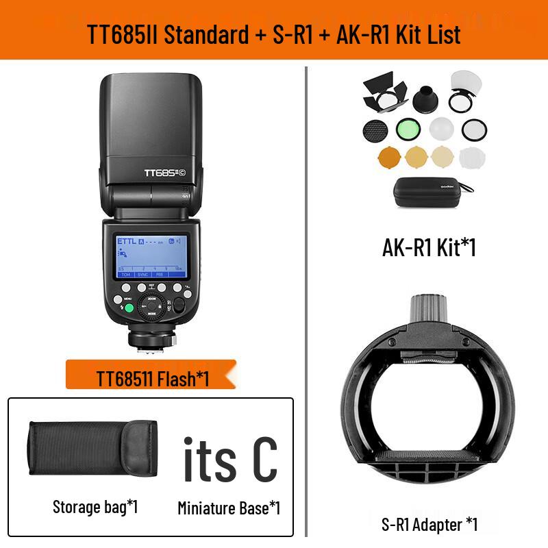 Godox TT685II TTL HSS Hot Shoe Flash Kit for Sony