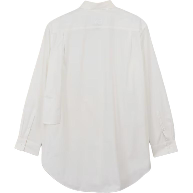 Adidas Solid Fit Polo Long Sleeve Shirt Unisex Shirts White JF3025