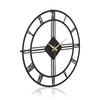MUYIKA Roma Elegante New Collection Decor Metal Black Silent Mechanism Wall Clock 41x41cm, 50x50cm, Modern Wall Clock