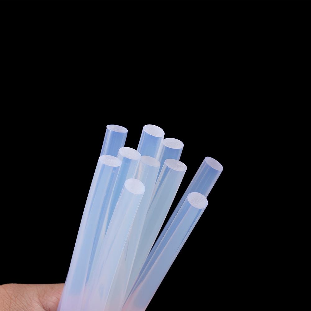 10Pcs 7mm/11mm White Transparent Hot-melt Glue Sticks For Electric Hot-melt Glue Gun Repair DIY Handicrafts Tool Accessories