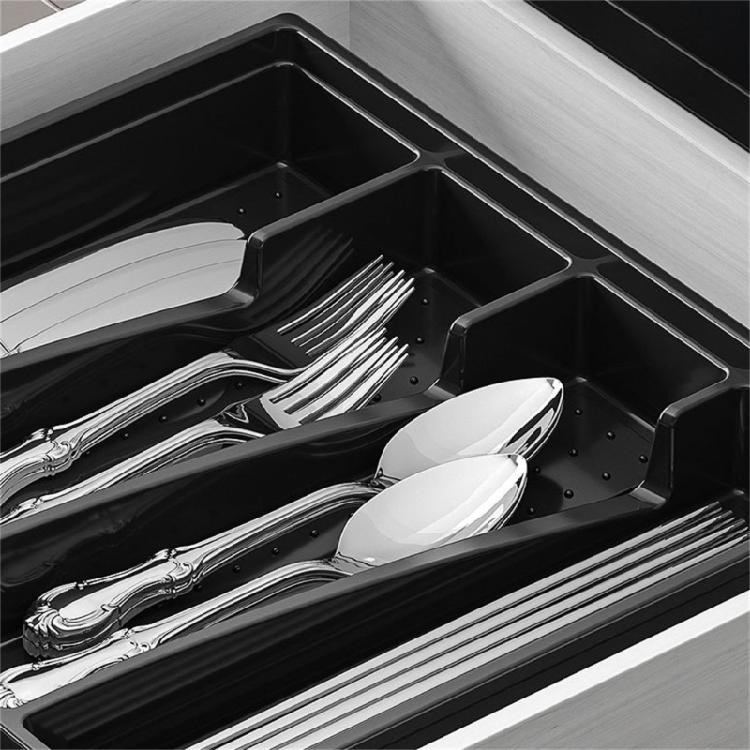 Dustproof Kitchen Cutlery Storage Box with Lid Convenient for Storage Carrying