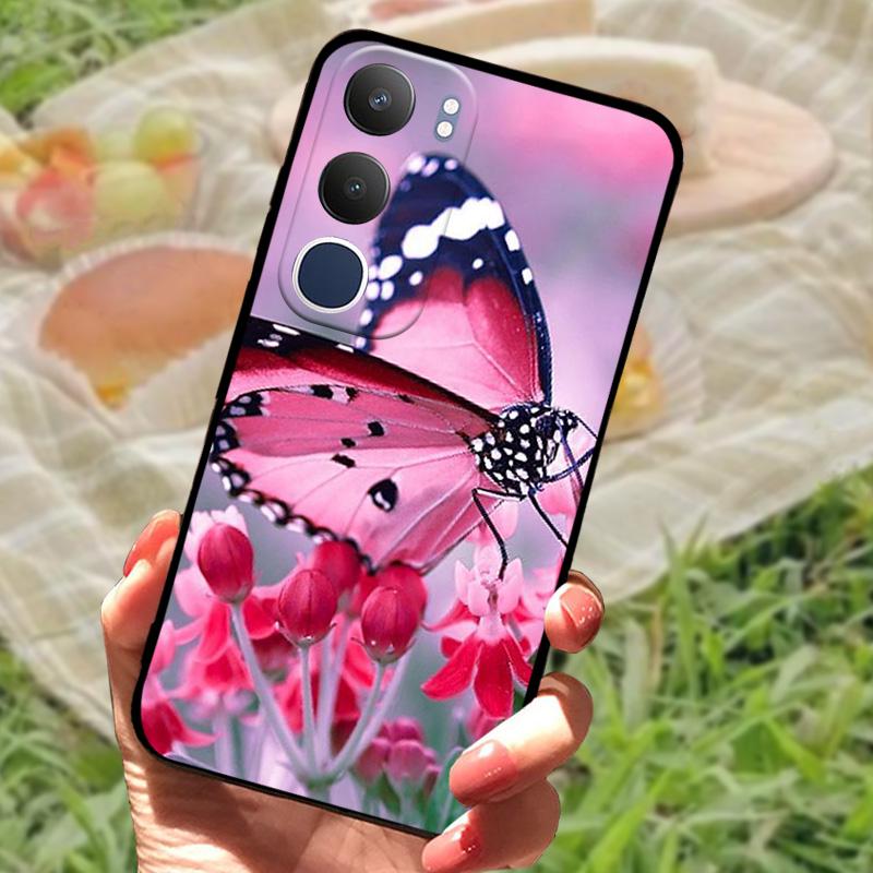 For Vivo Y19s Case V2419 New Fashion Color Painted Silicone Phone Cover For VIVO Y19S 4G Shockproof Protective Coque Bumper