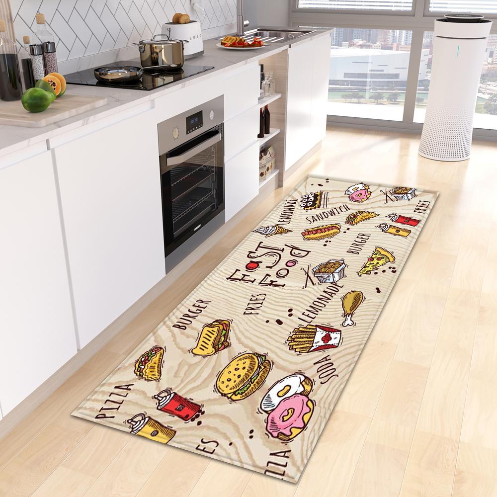 

Кухонный ковер, коврик для входной двери, коридор, гостиная, пол, нескользящий ковер, домашний коврик для ванной комнаты 50x80cm