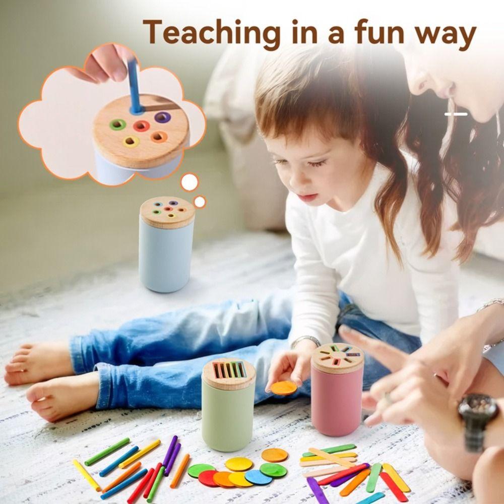 Montessori Finger Fine Movements Toy Wooden Fine Motor Sensory Toy  Kids Girls Boys