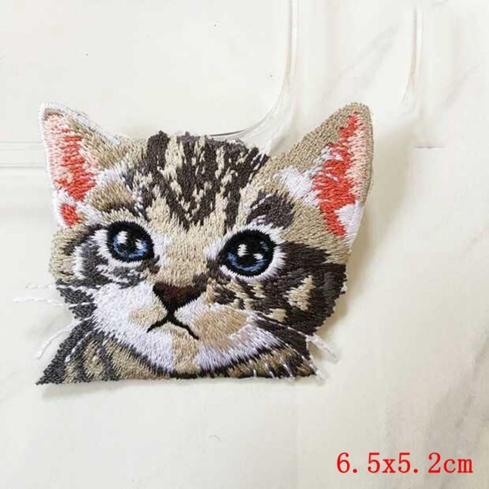 Thermoadhesive Pocket Cat Applique DIY Animal Applique Patches for Jeans/Jacket