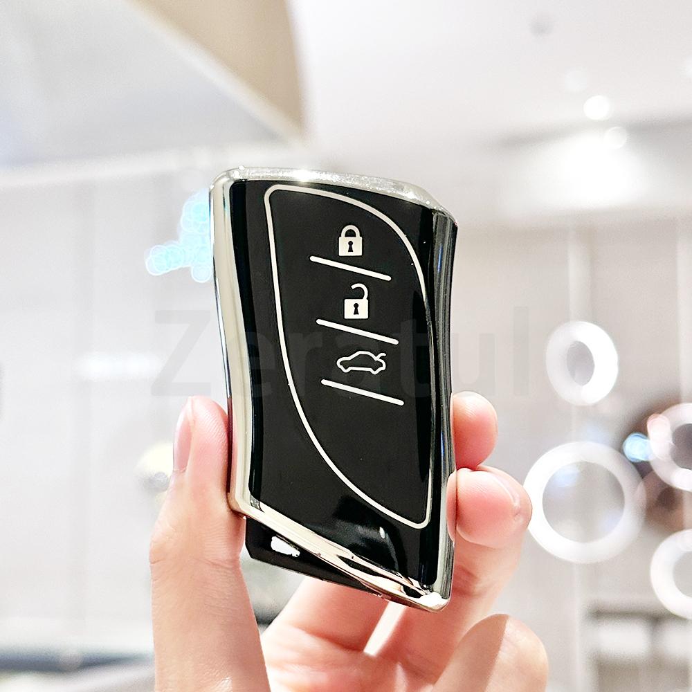 Auto Key Fob Cover Housing Case Remote Fit For Lexus 3/4 Buttons Nx Es Ux Us Rc Lx Gx Is Rx 200 250H 350H Ls 450H 260H 300H Ux200 Auto Accessories