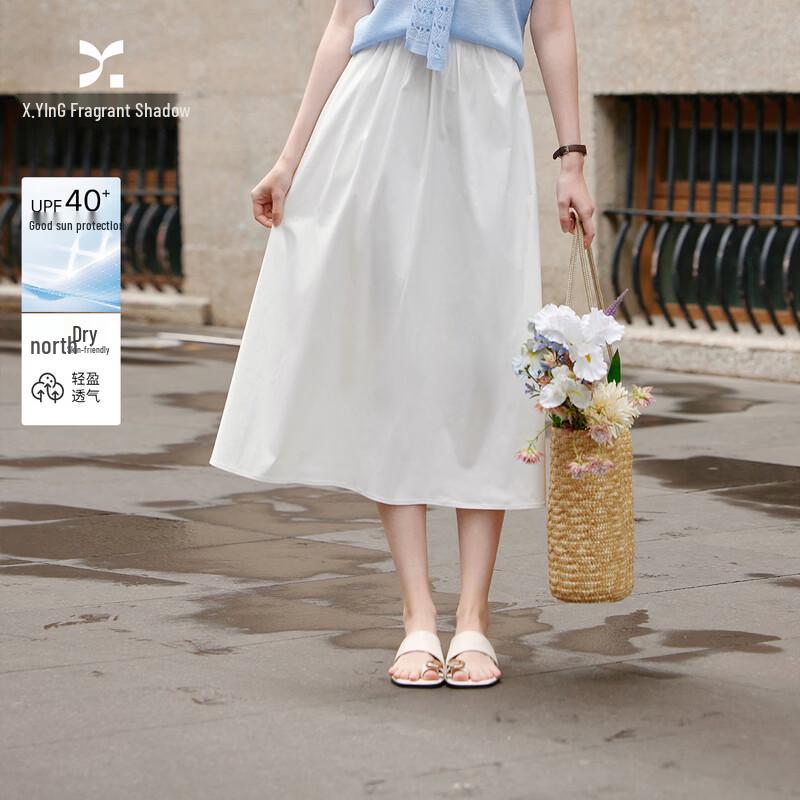 Xiangying Women s High-Waisted A-Line Sun Protection Long Skirt L