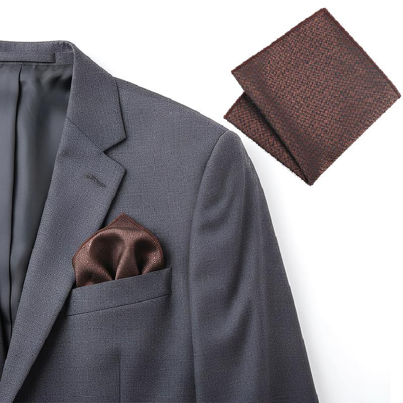 1PC Polyester Fiber Lightweight Pocket Square Gentlemanly Soft Formal Dress Smooth Suit Pockets Delicate Feel Durability