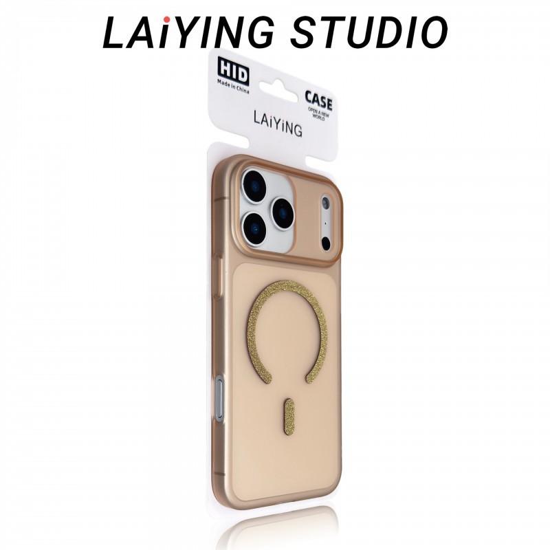 IPhone 17 PROMAX Ice Mist Glitter Magnetic Phone Case Suitable Apple 16 Skin Feel All Inclusive Hard Protective Cover 15 iPhone 12 PROMAX