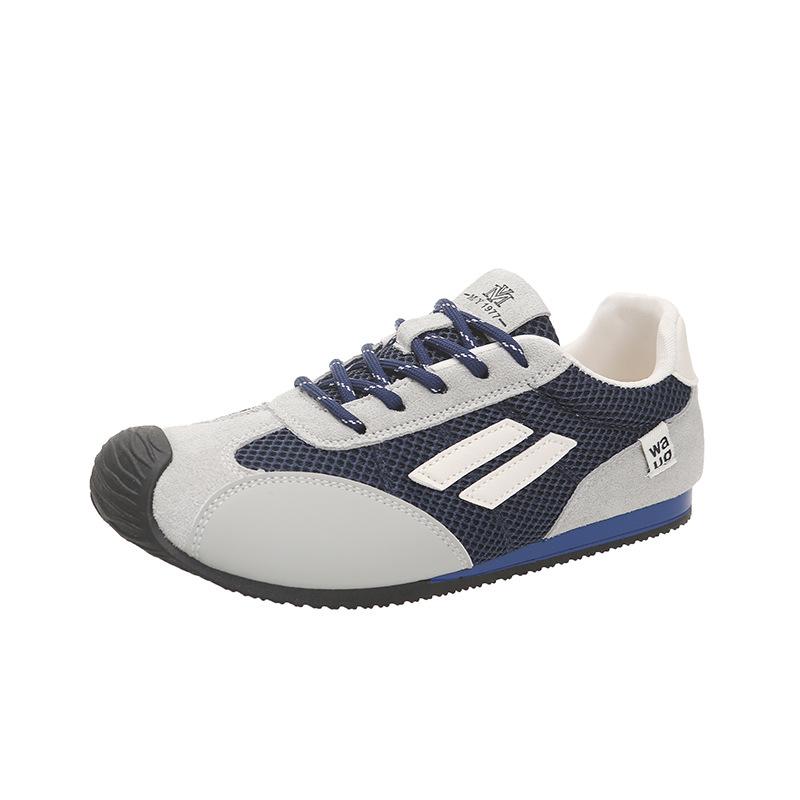 

Mesh breathable German training shoes women s 2025 new summer versatile flat-bottomed mango head ugly cute leisure sports Forrest Gump shoes 40 серо голубой