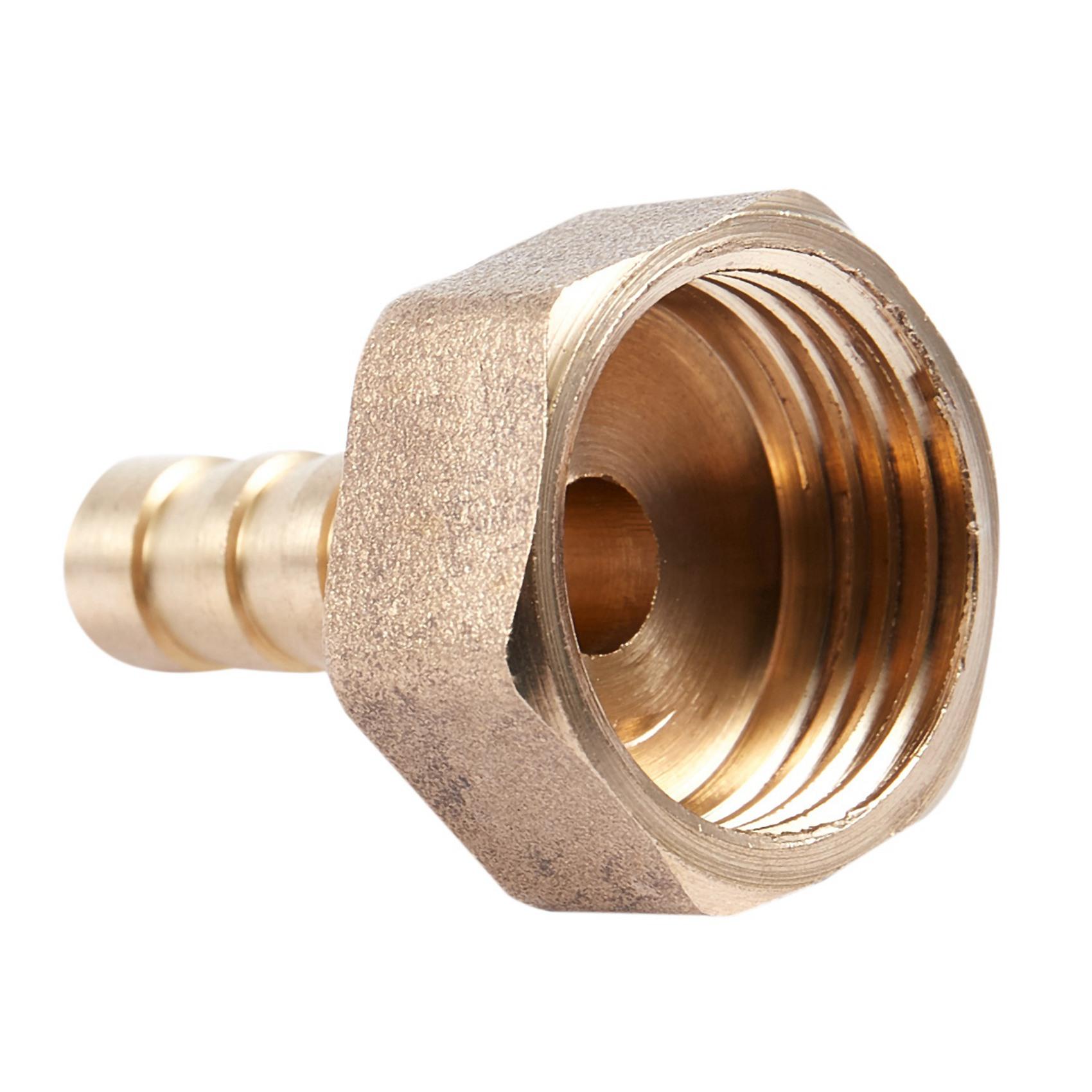 

A60Z6 Pcs 1/2 BSP Female Thread 8Mm Air Pneumatic Gas Hose Barbed Fitting Goldmay золотий