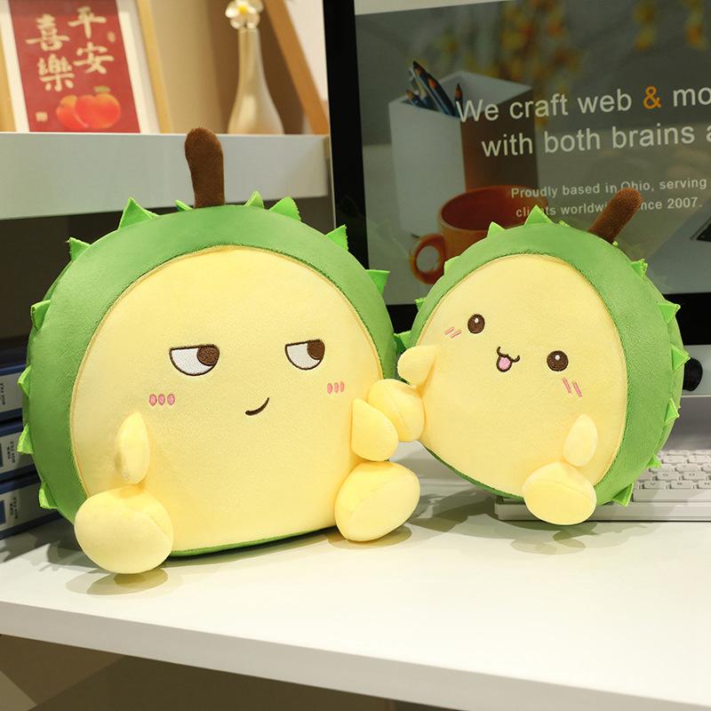 Creative Funny Expression Durian Throw Pillow Plush Toy Doll Home Sofa Pillow Cushion Girl Doll