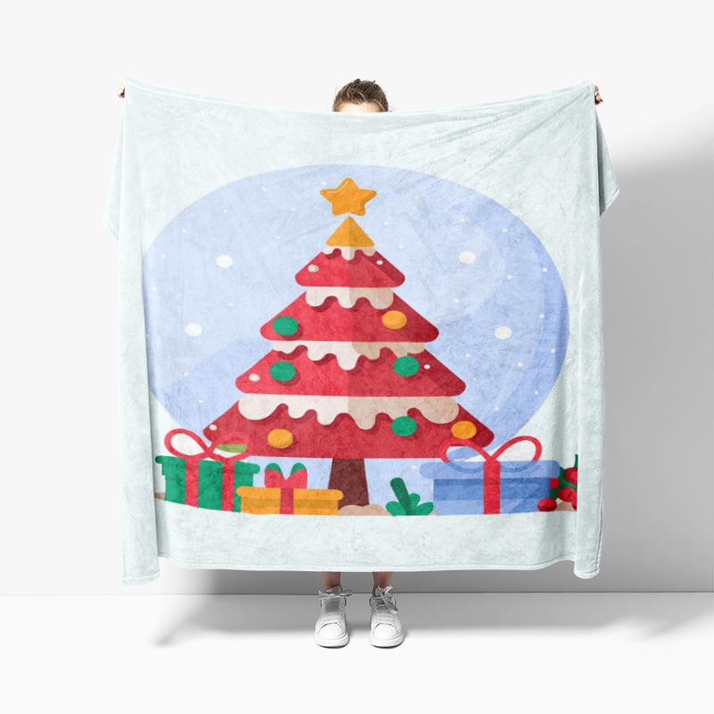 Wohndekoration Plüsch Überwurf Sofadecke Tagesdecke Bett flauschig weiche Decken Dekor Plaid Modern Halloween Frohe Weihnachten Winter