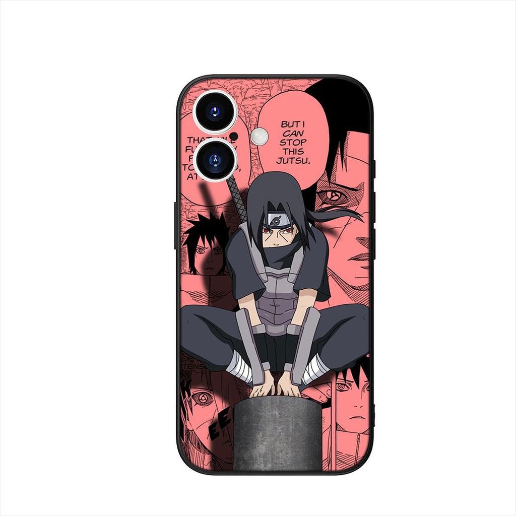 Phone Cover for Apple iPhone 17 16 15 11 Pro XS Max XR 6 7 8 Plus + SE 2020 5 16E Case Itachi Narutos Sasuke Uchiha Madaras