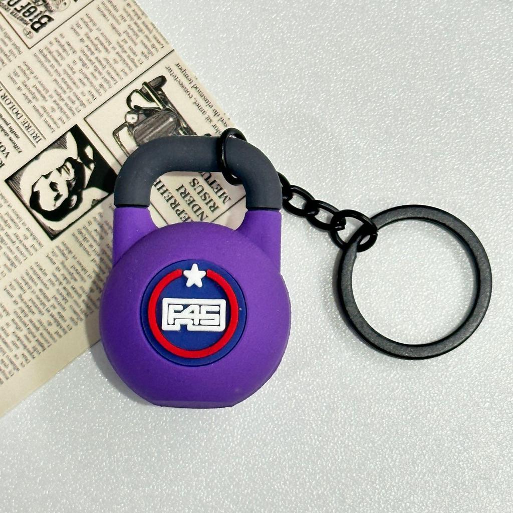 Eco Mini Gummi Pickleball Schläger Schlüsselanhänger - Sportrucksack Anhänger