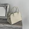 Women's bag 2024 new lychee pattern first layer cowhide shell bag large capacity niche commuter shoulder handbag