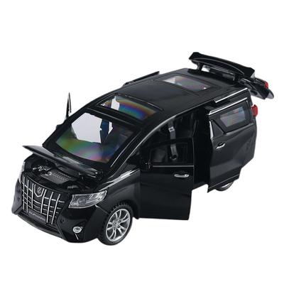 1/32 Toyota ALPHARD Modello di Auto in Lega di Metallo pressofuso ad Alta Simulazione Suono Luce a Retrazione Collezione Giocattolo per Bambini Regali X3