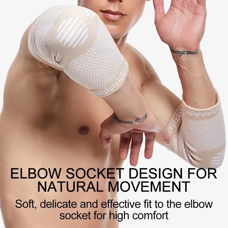 1Pcs Elbow Brace Compression Support for Tennis Golfers Elbow Pain Relief Basketball Weightlifting Men Women