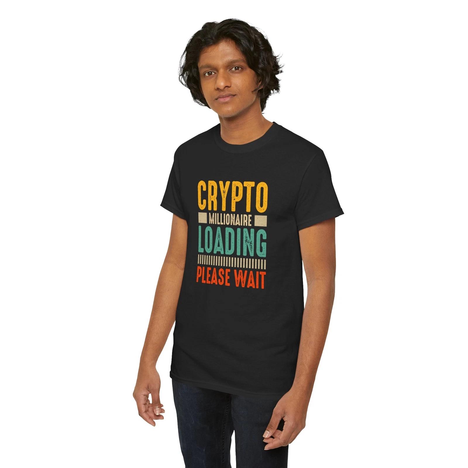 Mining Bitcoin T-Shirt – Funny Crypto Trader Blockchain BTC Graphic Tee 2XL