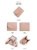 Lychee Pattern Ladies' RFID Genuine Leather Wallet - Japanese Style Cowhide Coin Purse