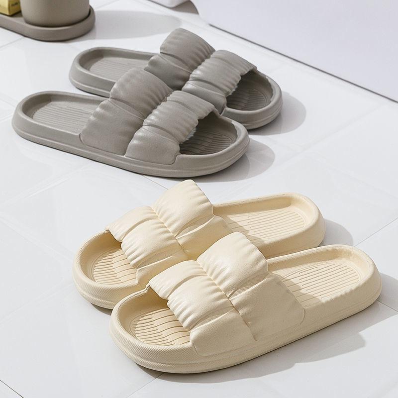 Stepping On Shit Slippers Women's Home Bathroom Summer Sandals Men's Summer Outdoor Wear Home Bath Non-slip Couple Thick Bottom
