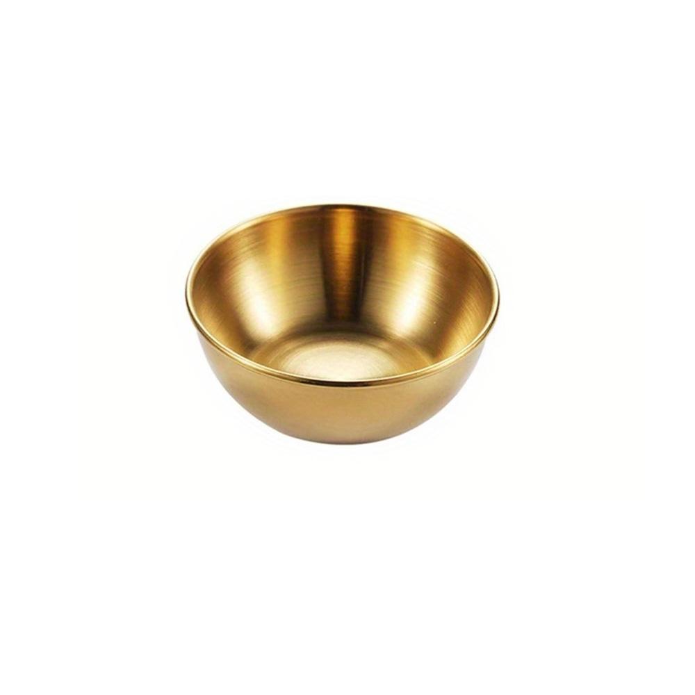 1/2/4/6/9pcs Stainless Steel Round Saucers and Dipping Bowls - Perfect for Hot Pot, Sushi, and Appetizers - Includes Small Sauc