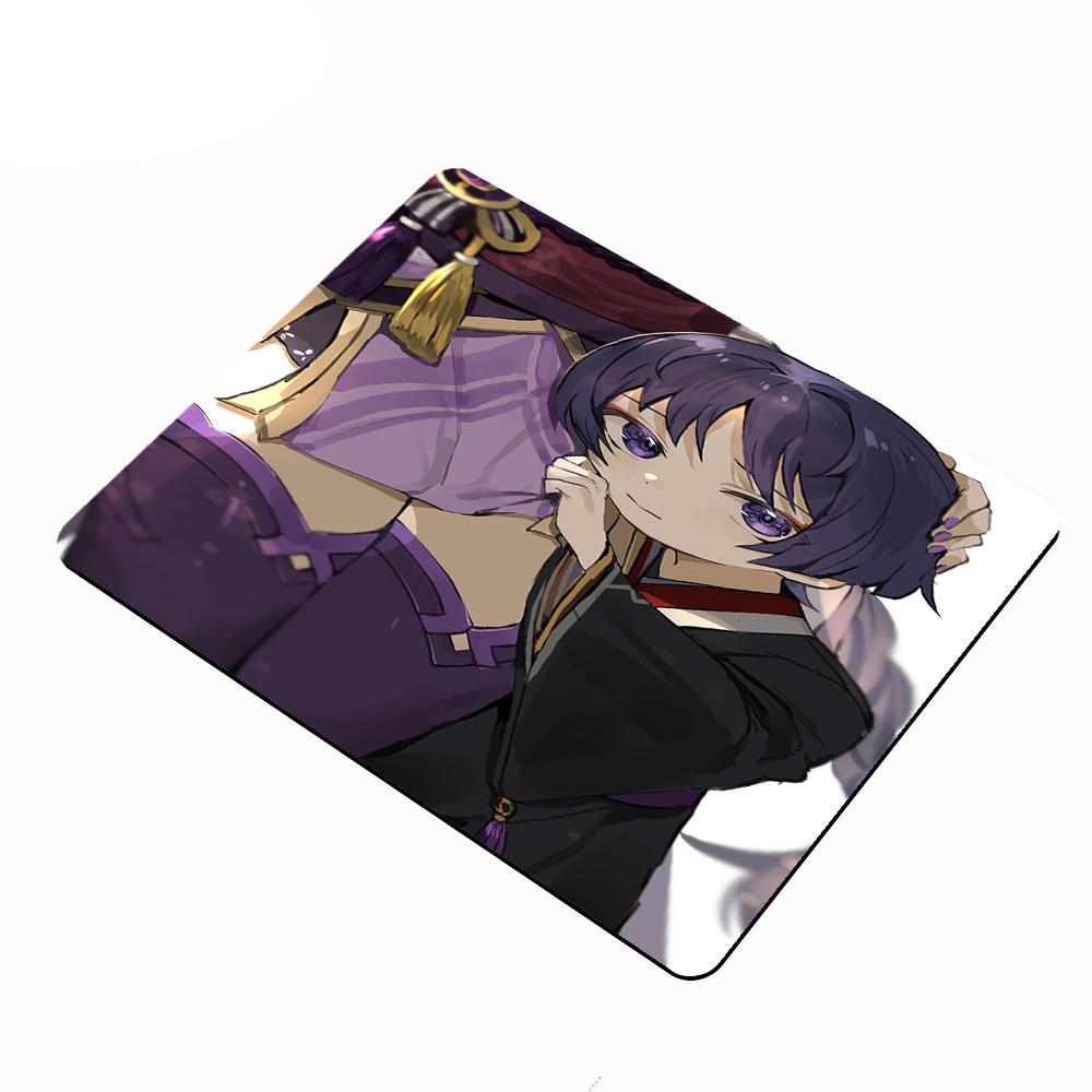 Günstigstes kleines Mauspadd Genshin Impact Mauspadd Scaramouche Schreibtischunterlagen Kawaii Gaming Zubehör Gamer Pad für Computermaus