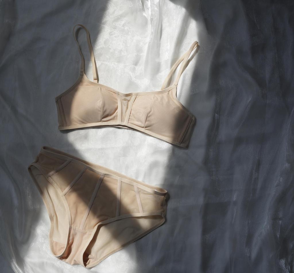 Sommer Atmungsaktives Mesh Colorblock BH für Mädchen mit Brustpolster - Bequem & Anti-Exposition, Ohne Bügel