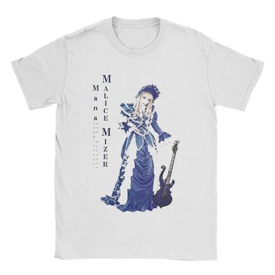 Rare MALICE MIZER  100 Cotton T Shirt For Couple Summer  Vintage T Shirts ONeck Novelty Tees Oversized Dropshipping Clothes